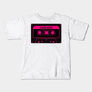 Plastic Hearts Cassette Tape Kids T-Shirt